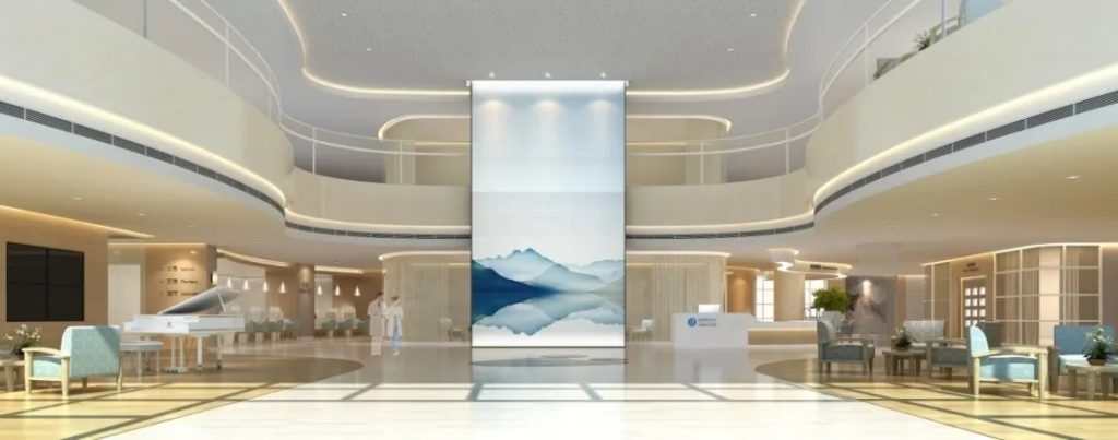 一幅静雅的画卷-杭州菁华妇儿医院室内设计