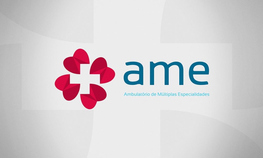 巴西AME诊所医疗品牌设计，将爱护贯穿其中