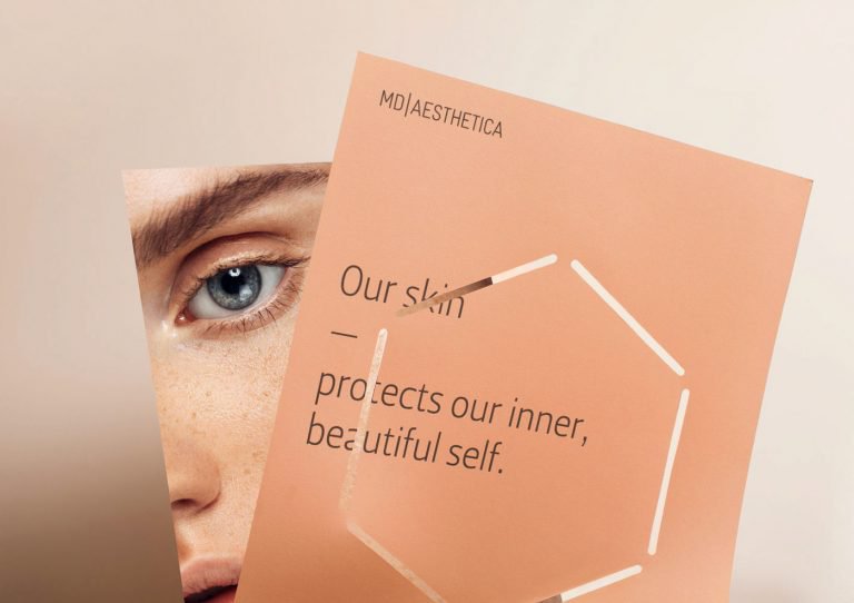 MD Aesthetica美容和健康中心医疗品牌设计，简洁到极致