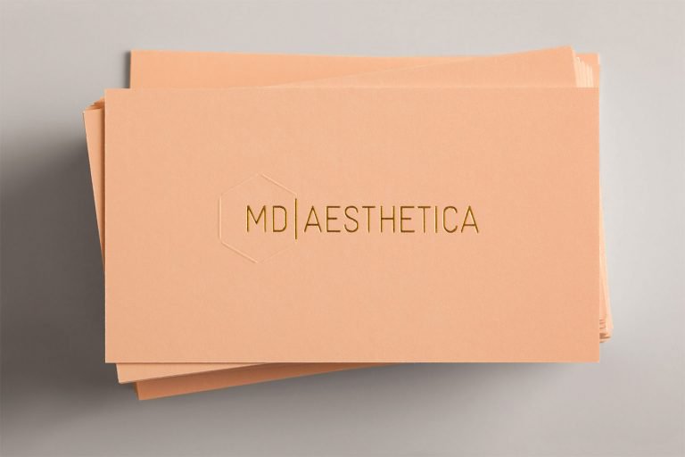 MD Aesthetica美容和健康中心医疗品牌设计，简洁到极致