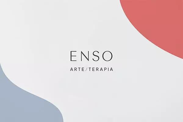 ENSO象征着启蒙和自我认知的精神健康医疗品牌设计