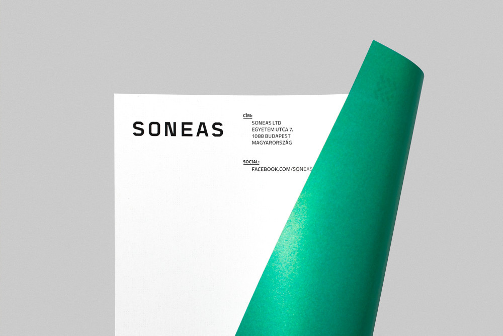 简约的风格的Soneas制药企业医疗品牌设计