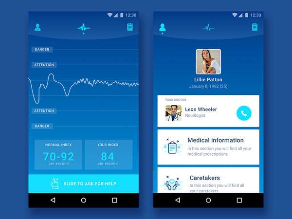 医疗APP界面UI设计欣赏