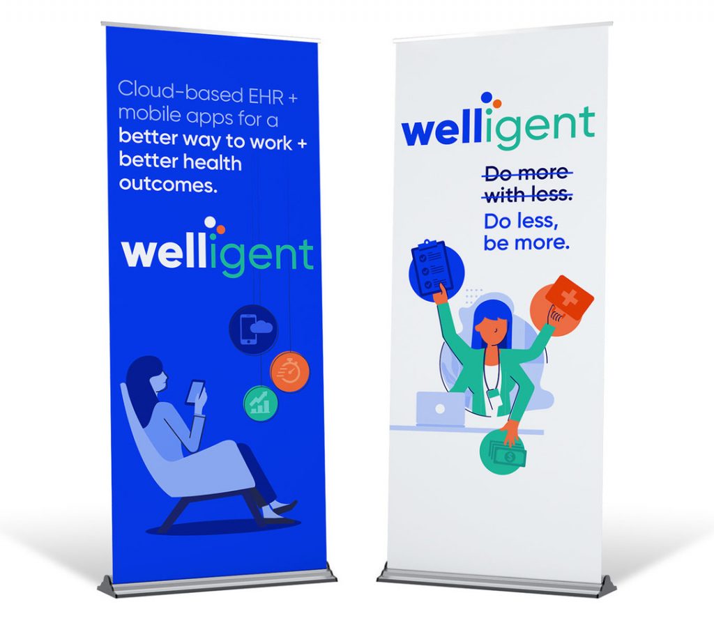 电子健康记录应用程序，WELLIGENT医疗平台设计分享