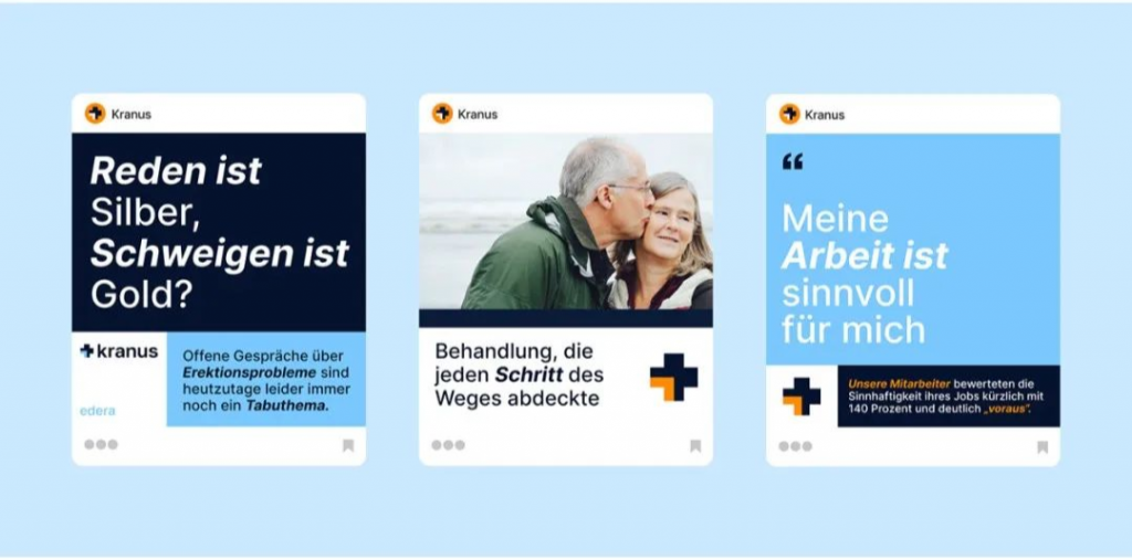 德国数字医疗公司，Kranus Health品牌形象设计欣赏