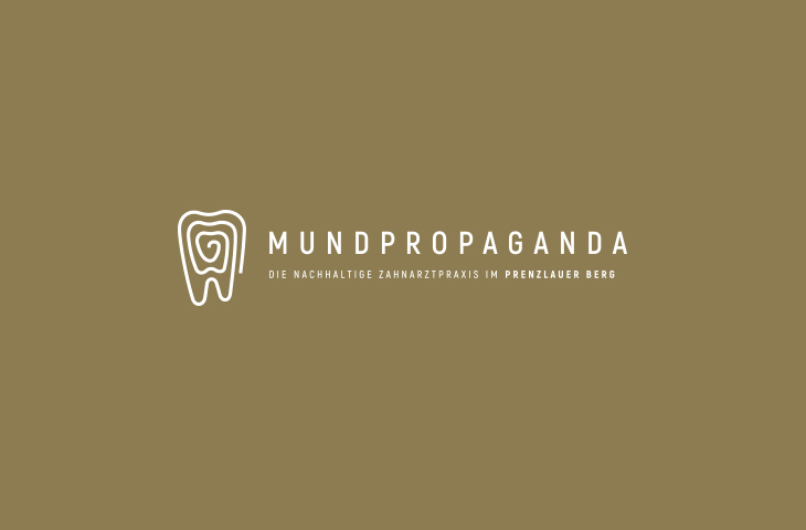 贯穿整个外观的线条，MUNDPROPAGANDA牙科诊所品牌设计欣赏