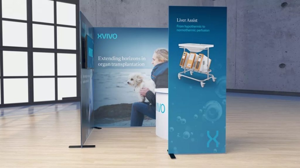 美国Xvivo高级细胞工作站，医疗器械小型展位设计欣赏