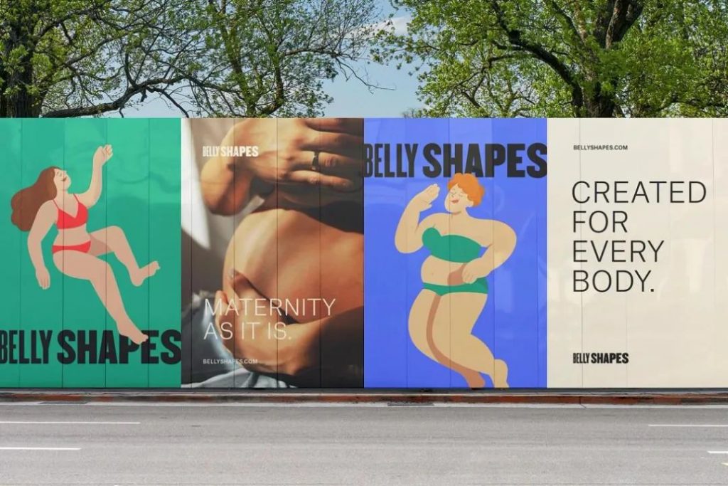 赋予妇女权力，并重塑母性的医疗品牌Belly Shapes设计欣赏