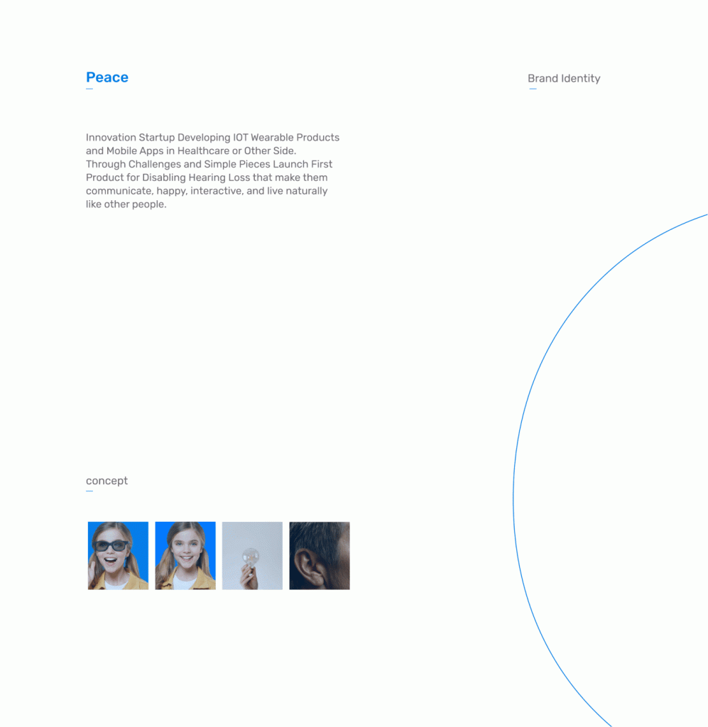 医疗可穿戴创新公司Peace的VIS品牌视觉识别系统及应用设计欣赏