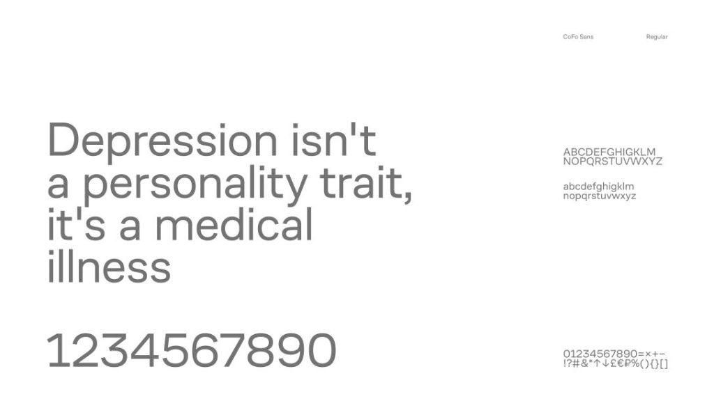 为治疗抑郁症创造一个品牌，monoxrom.net品牌VIS设计欣赏