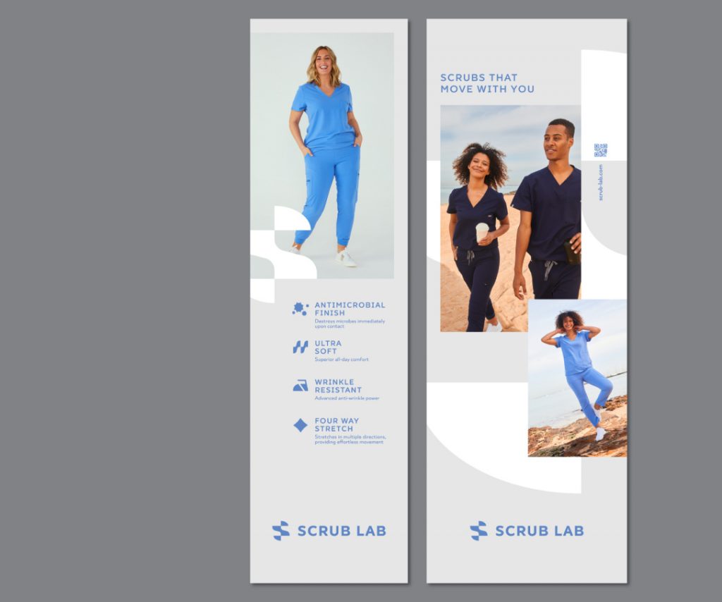 在医疗服装领域提供了一个与众不同的亮点，Scrub Lab品牌设计欣赏