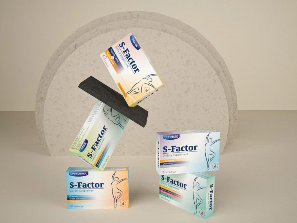 S-Factor膳食补充剂/药品/保健品包装设计欣赏