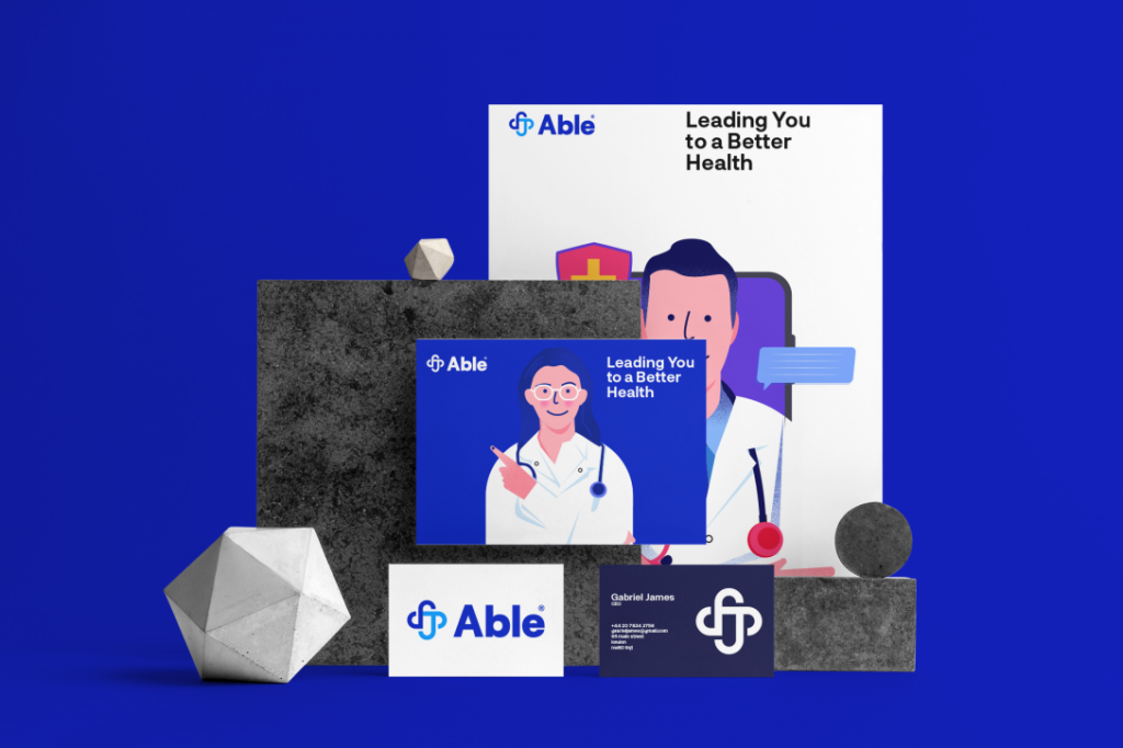 Able医药品牌升级设计欣赏