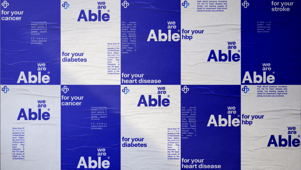 Able医药品牌升级设计欣赏