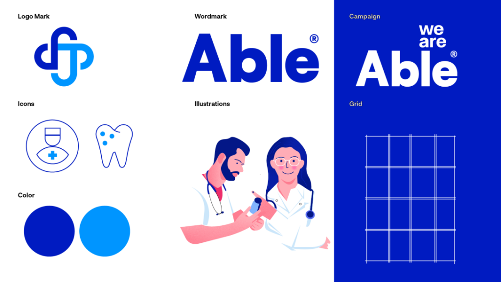 Able医药品牌升级设计欣赏
