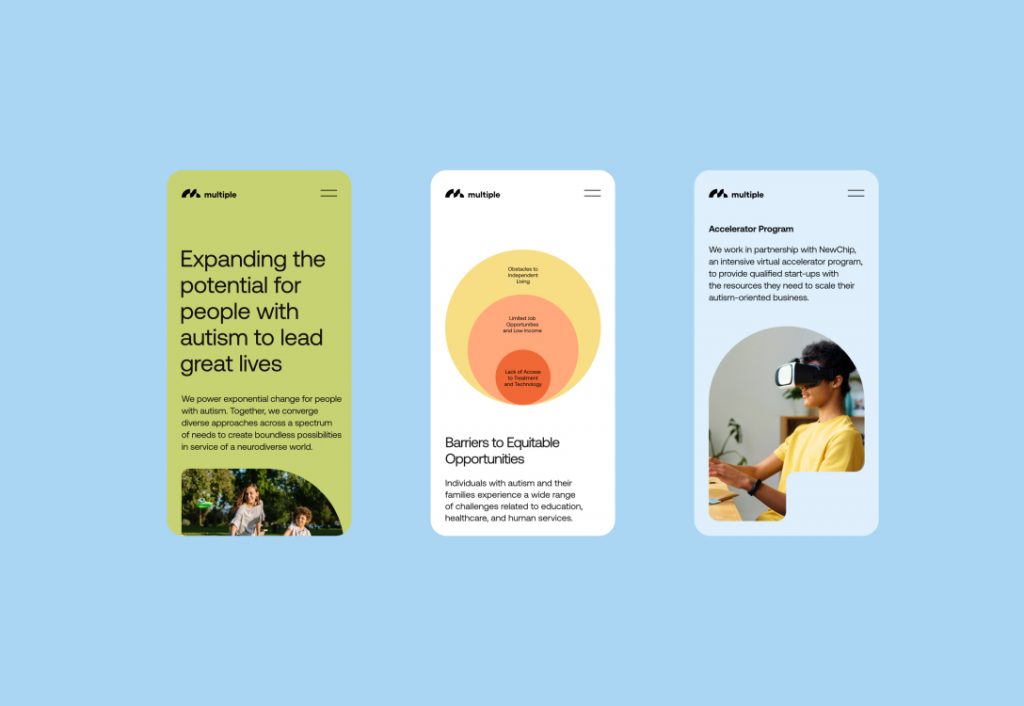 为自闭症患者解决最大的挑战，Multiple医疗品牌平台VI设计欣赏