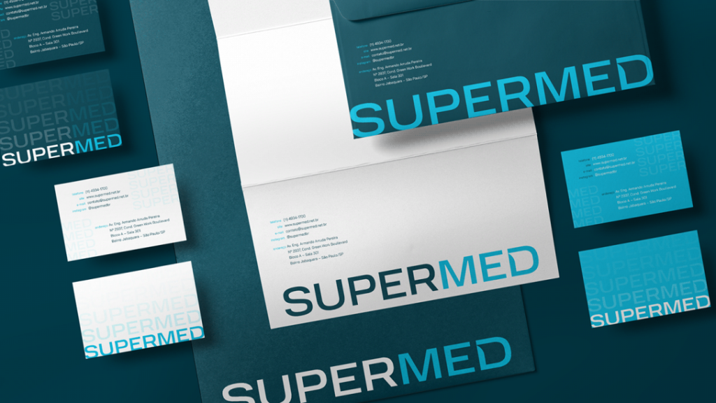 SUPERMED医疗品牌VIS设计欣赏