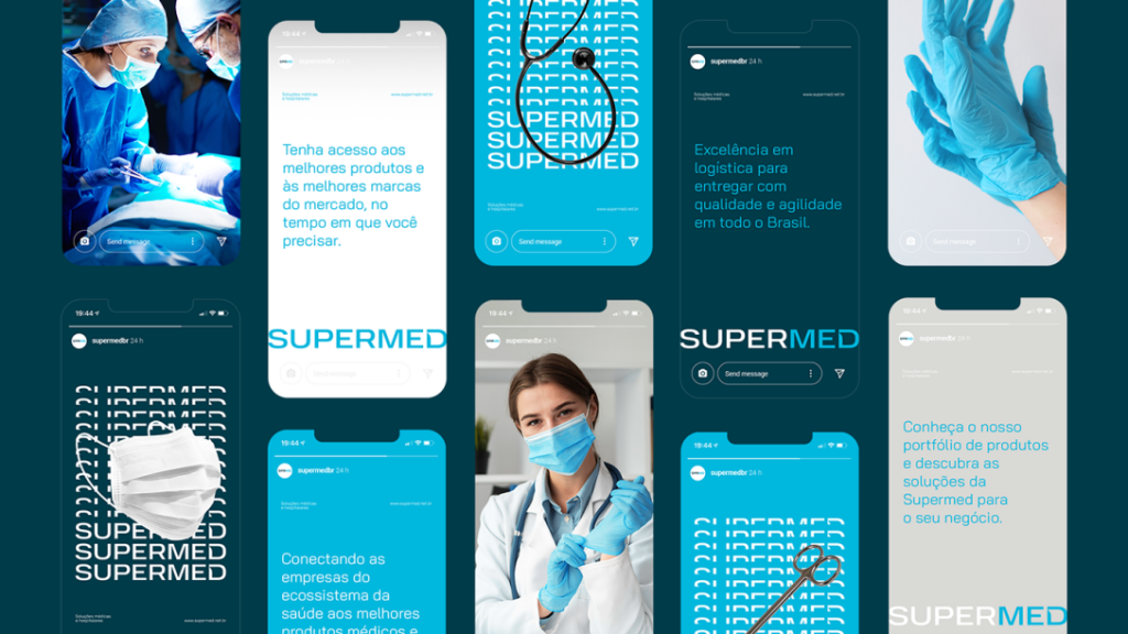 SUPERMED医疗品牌VIS设计欣赏