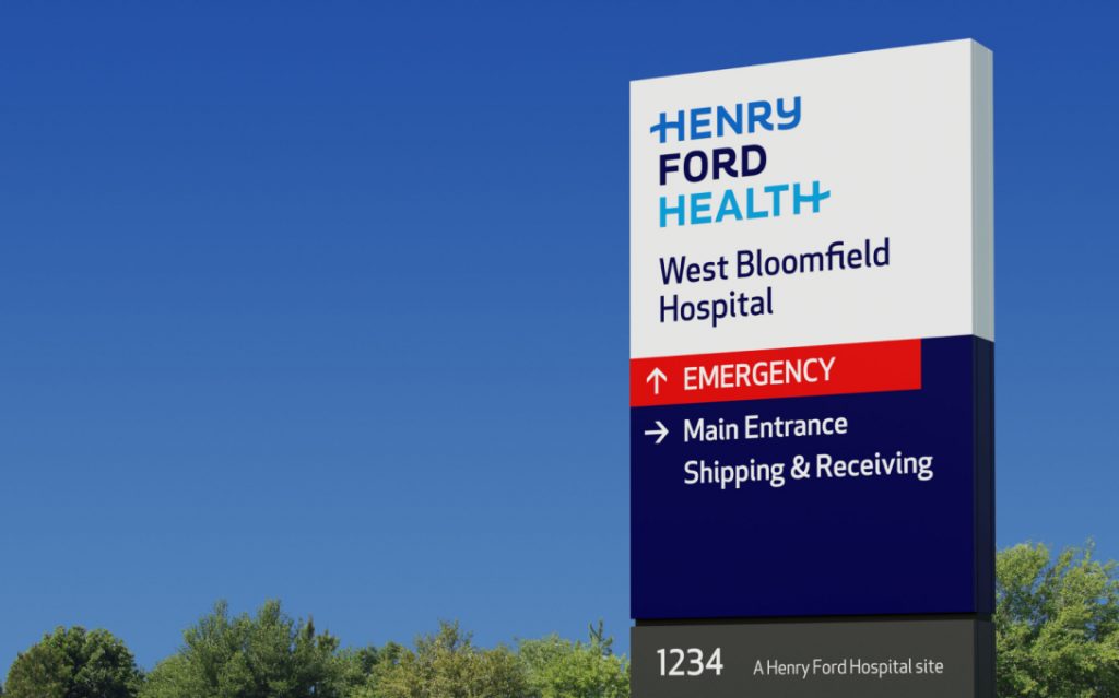 Henry Ford Health医疗品牌VIS设计欣赏