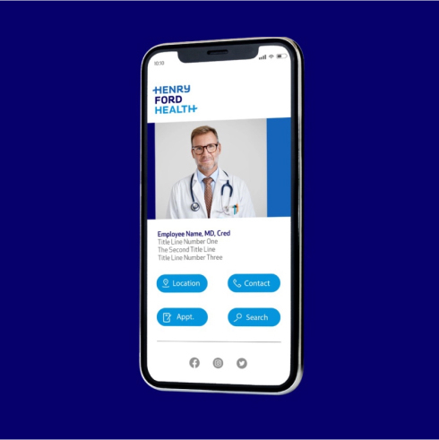 Henry Ford Health医疗品牌VIS设计欣赏